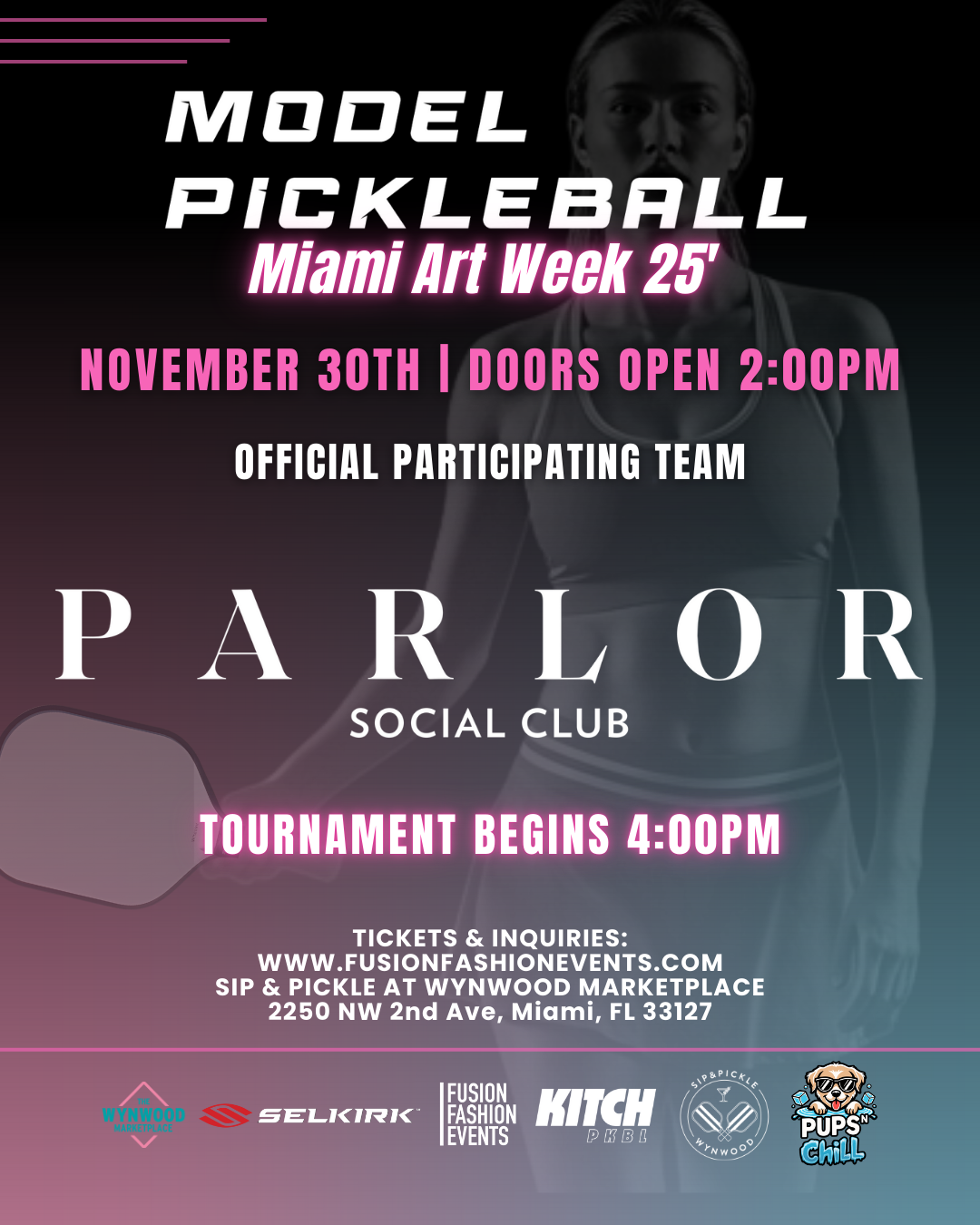 MODEL PICKLEBALL TOURNAMENT MIAMI