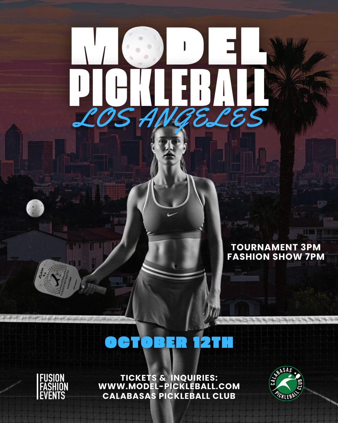 MODEL PICKLEBALL TOURNAMENT LOS ANGELES