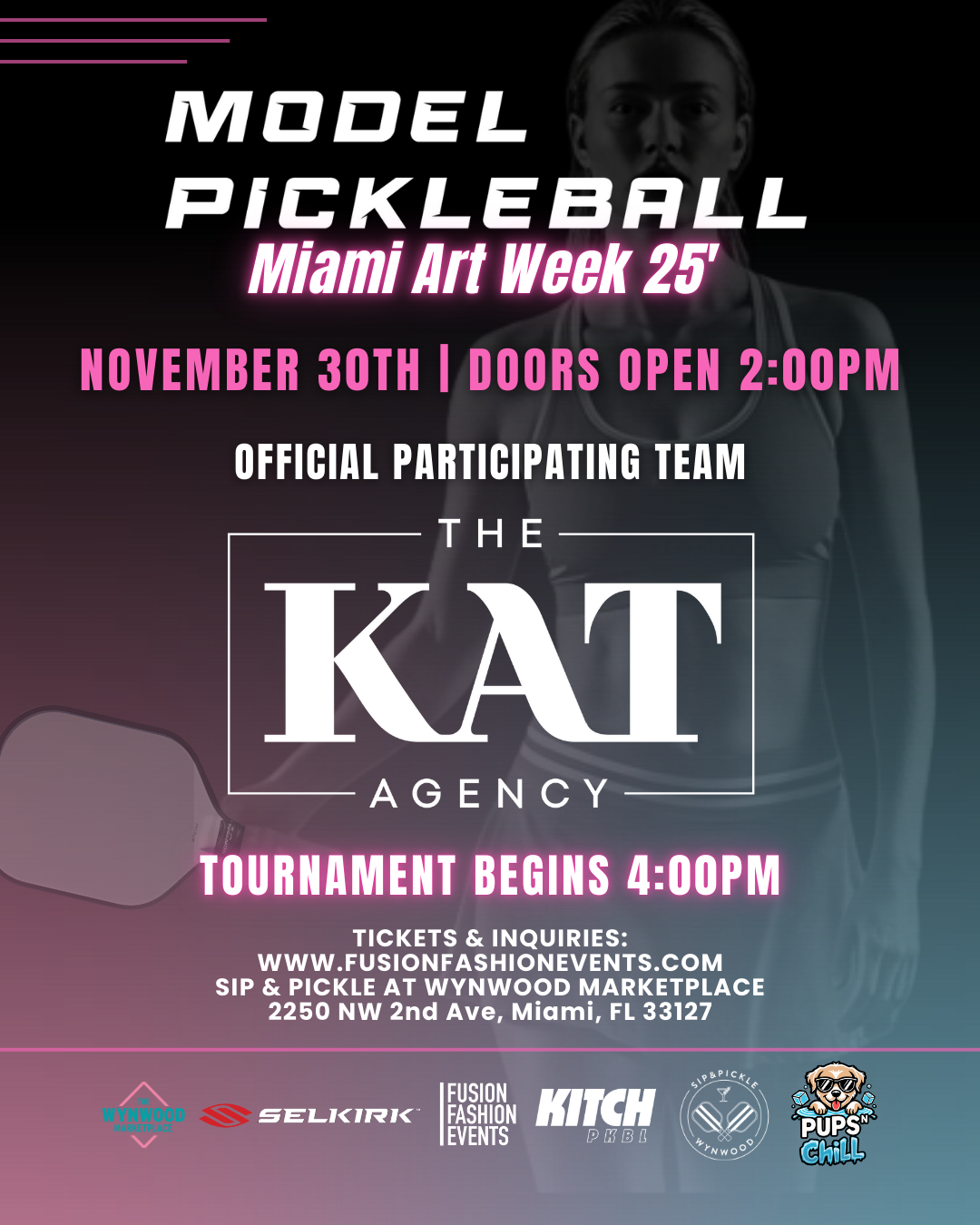 MODEL PICKLEBALL TOURNAMENT MIAMI