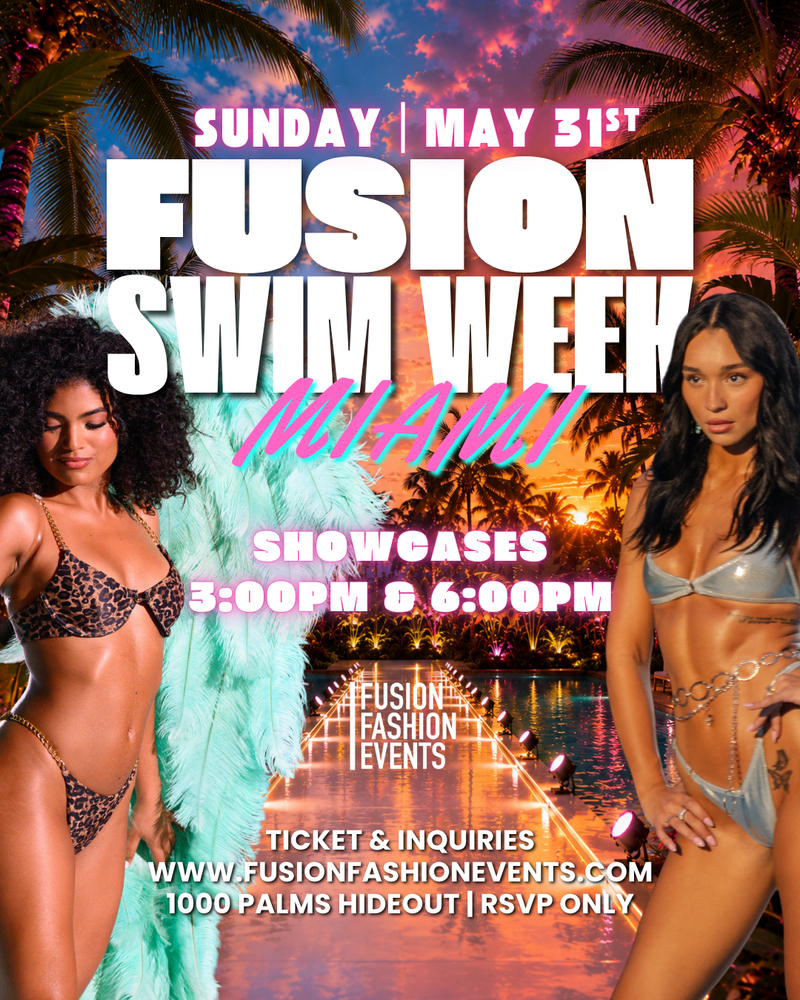 FUSION SWIM WEEK - SUNDAY MAY 31ST