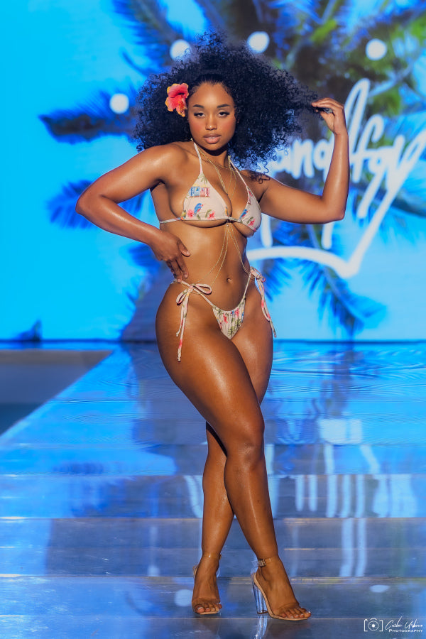 Models on the Fusion runway