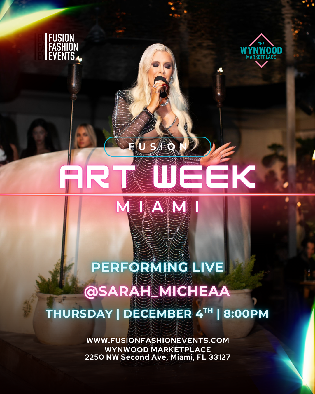 Fusion Art Week Opening Night Wynwood