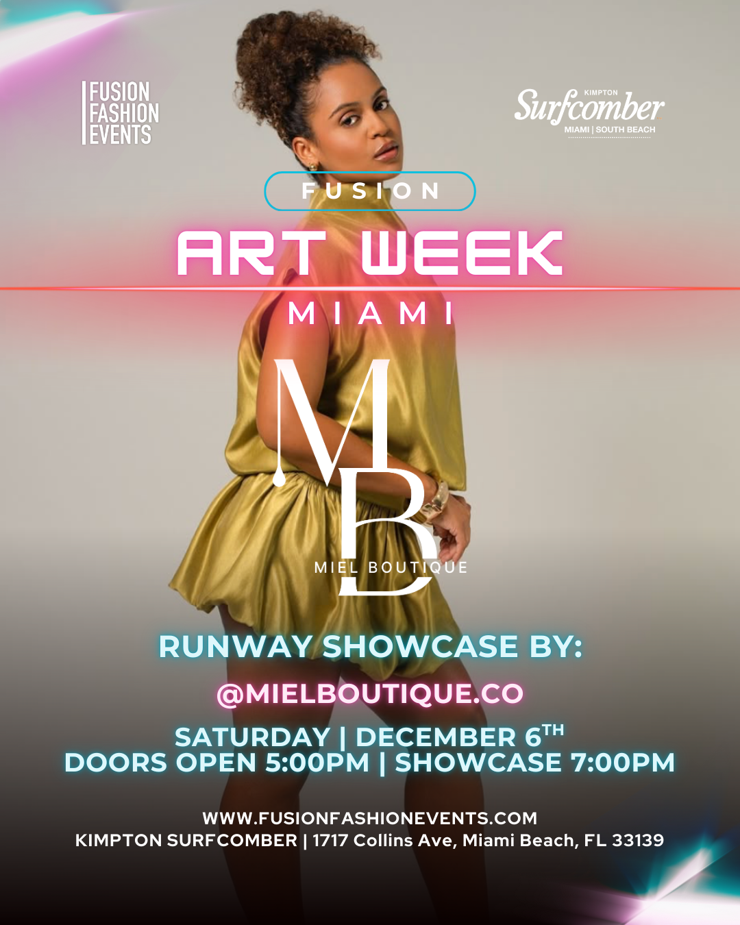 Fusion Art Week Miami Beach - Dec. 6th