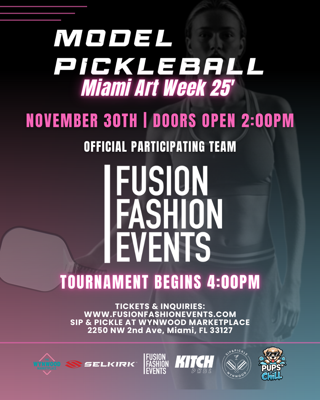 MODEL PICKLEBALL TOURNAMENT MIAMI