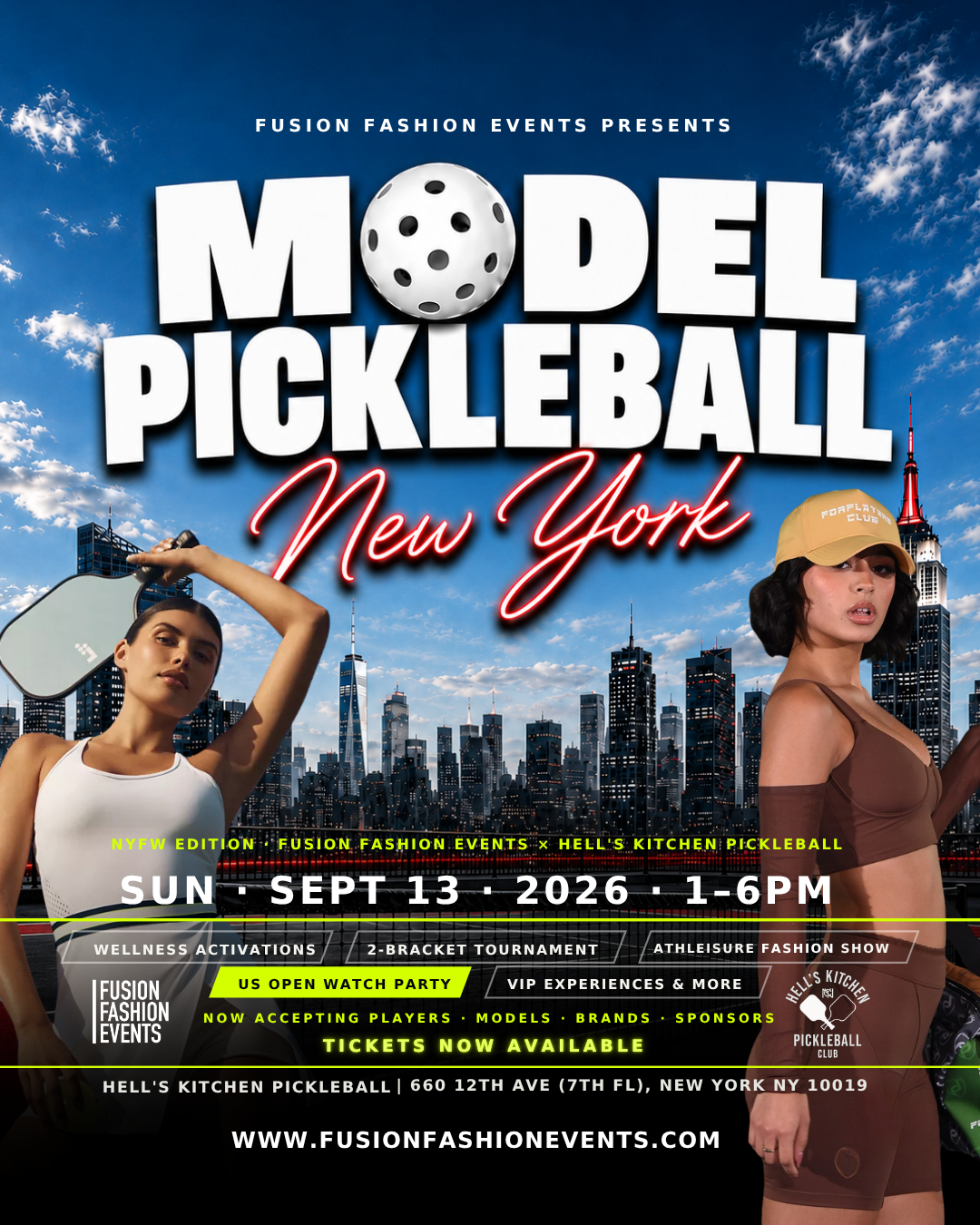 MODEL PICKLEBALL: NEW YORK — NYFW EDITION