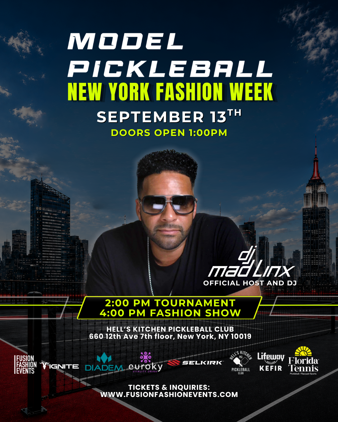MODEL PICKLEBALL: NEW YORK — NYFW EDITION