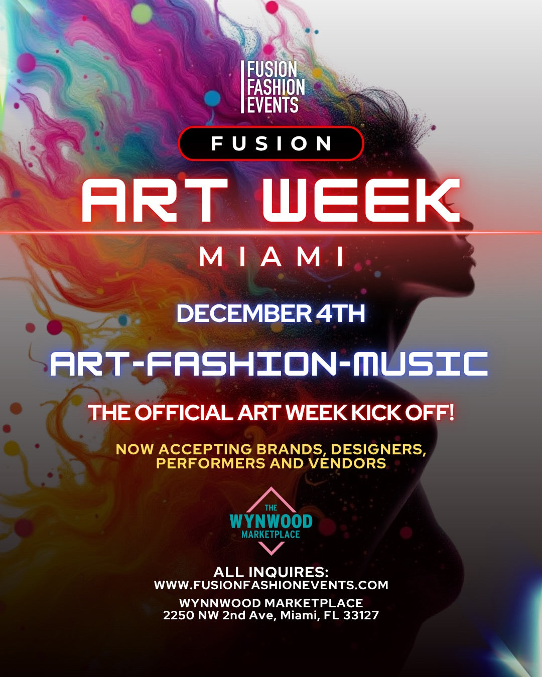 Fusion Art Week Opening Night Wynwood