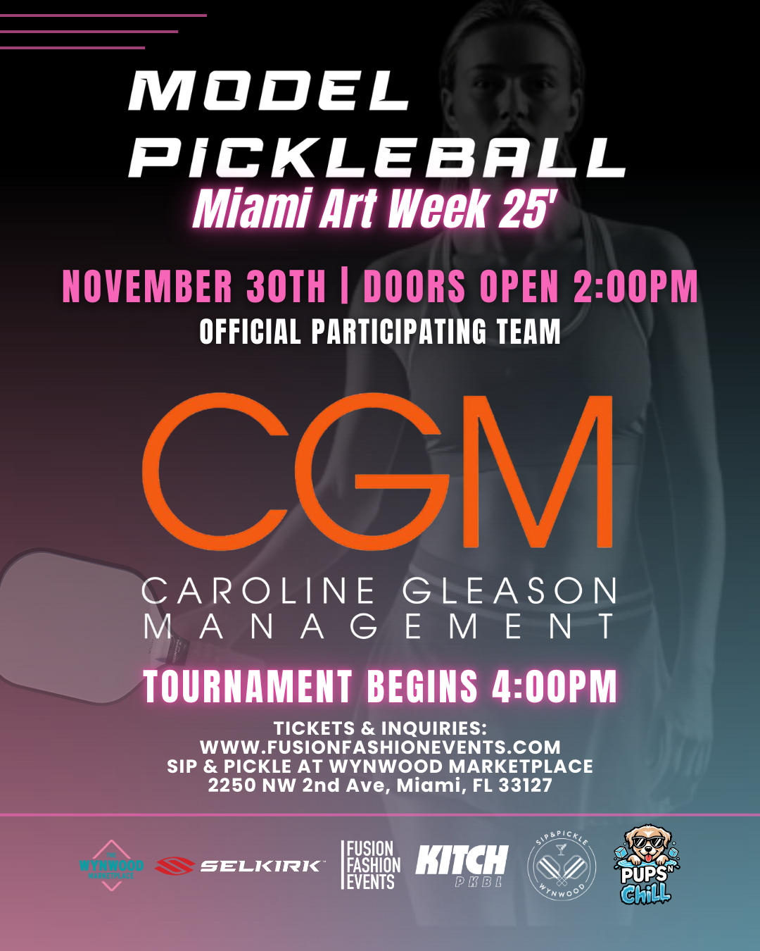 MODEL PICKLEBALL TOURNAMENT MIAMI