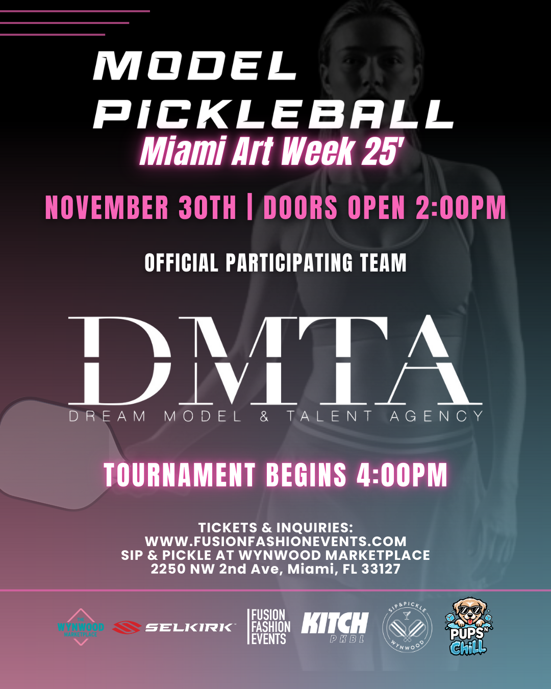 MODEL PICKLEBALL TOURNAMENT MIAMI