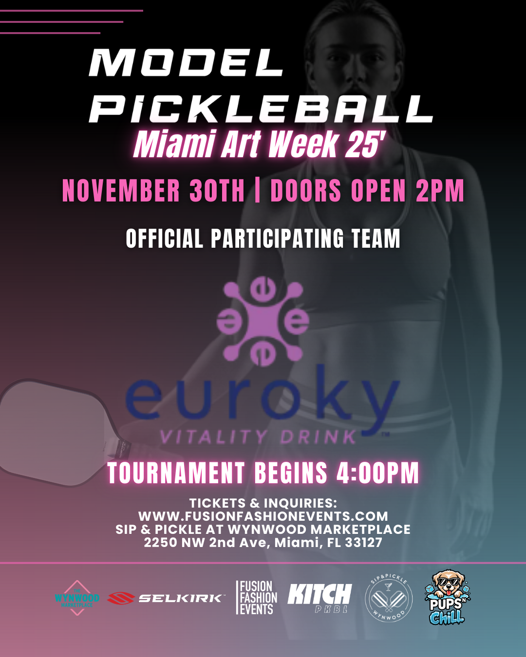 MODEL PICKLEBALL TOURNAMENT MIAMI