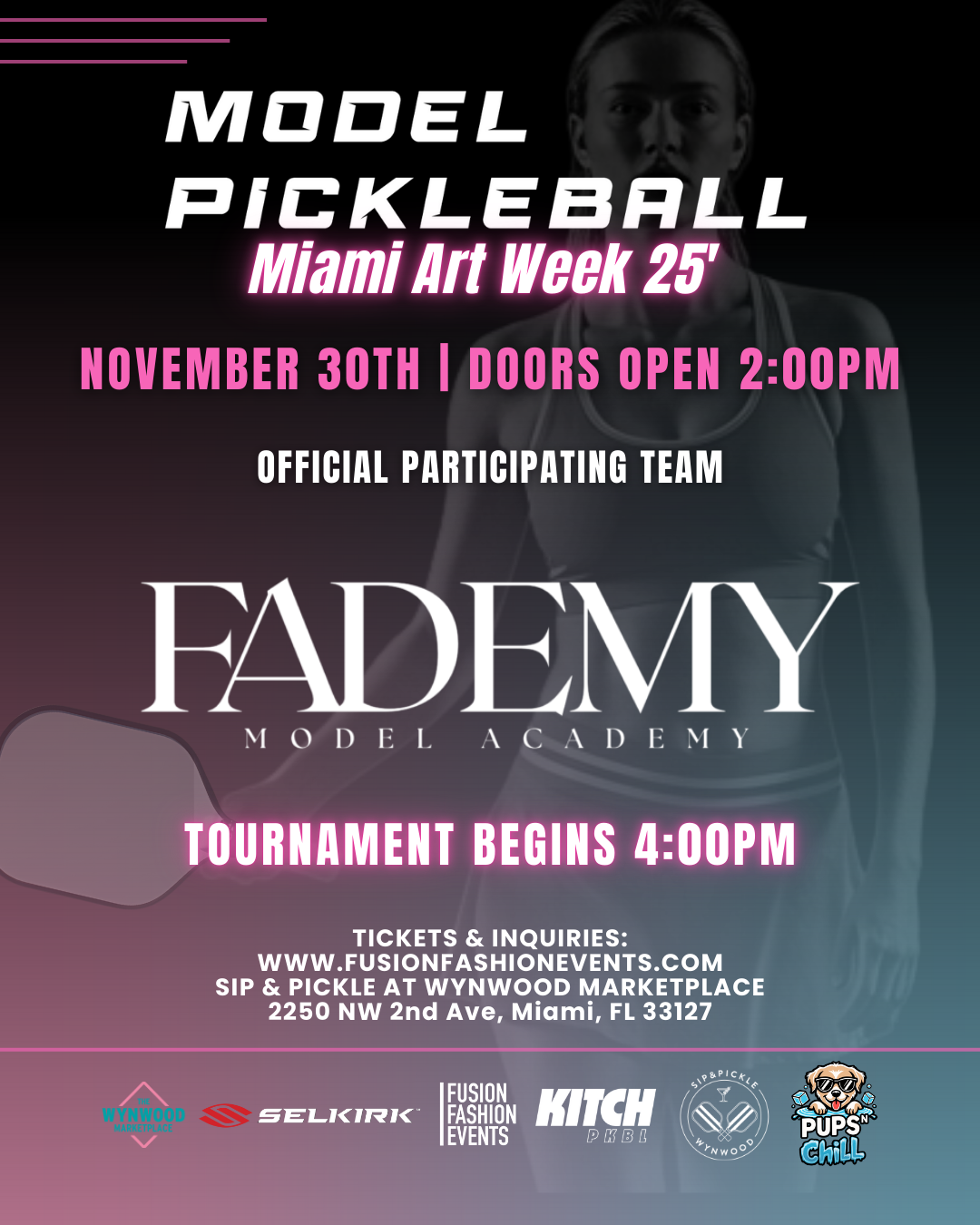 MODEL PICKLEBALL TOURNAMENT MIAMI
