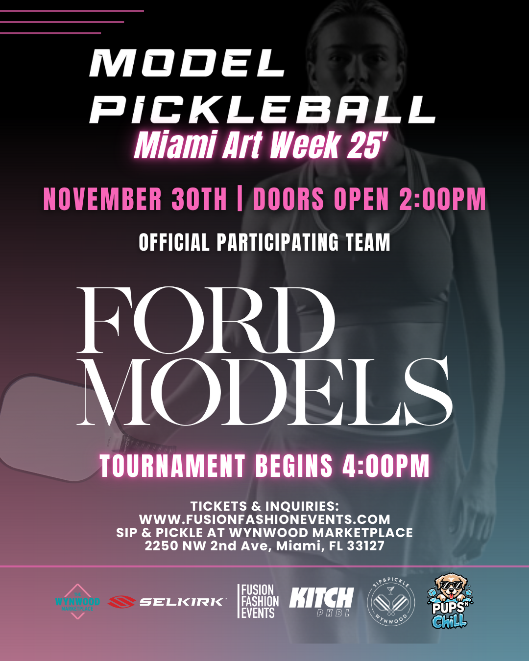 MODEL PICKLEBALL TOURNAMENT MIAMI