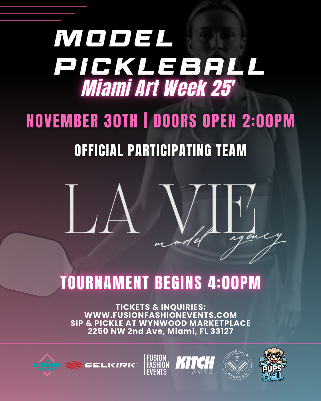 MODEL PICKLEBALL TOURNAMENT MIAMI