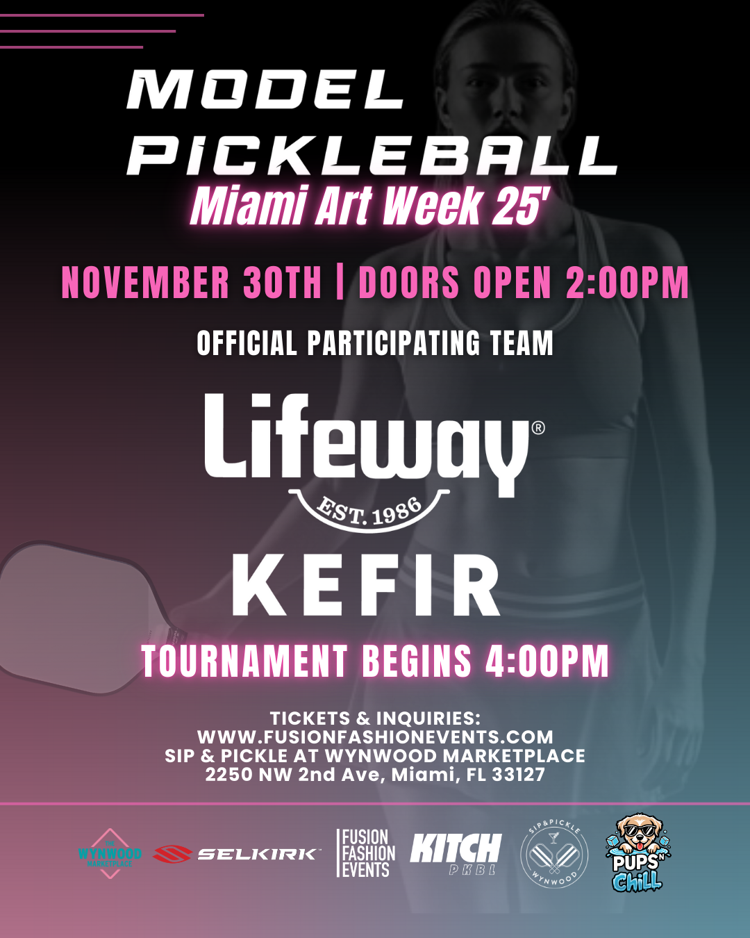 MODEL PICKLEBALL TOURNAMENT MIAMI