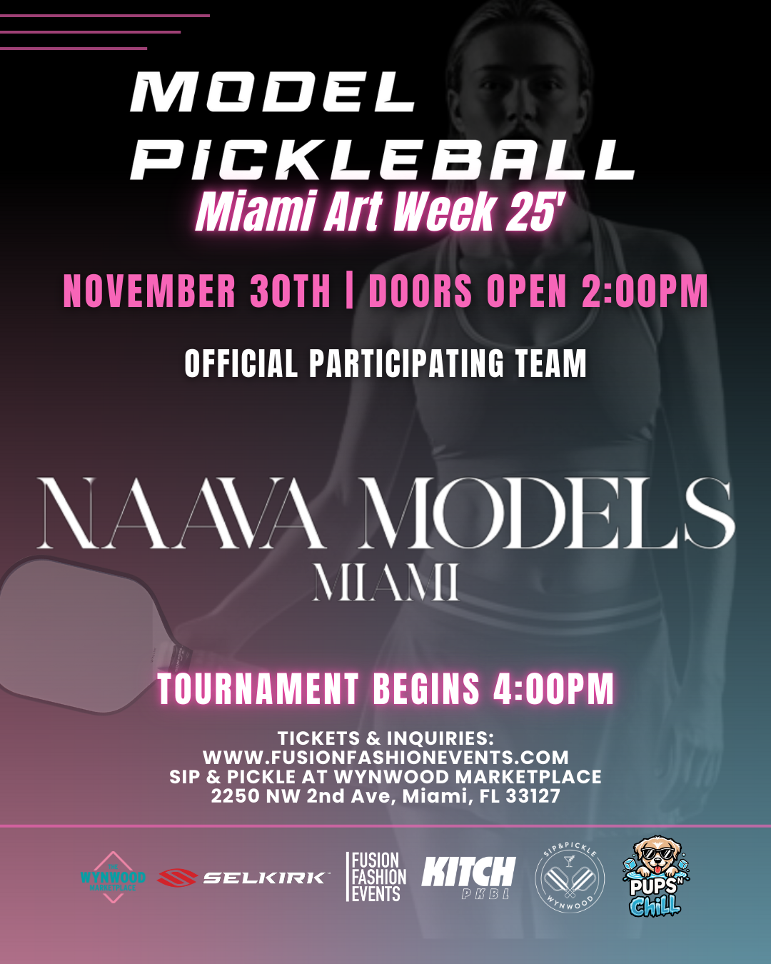 MODEL PICKLEBALL TOURNAMENT MIAMI